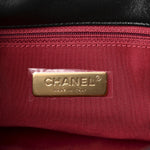 Goatskin Quilted Large Chanel 19 Flap Black