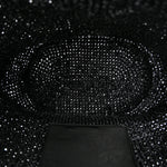Raffia Woven Large Le Cagole Panier Tote Black