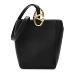 Nappa VLogo Bold Bucket Bag Black