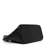 Caviar Quilted Medallion Tote Black