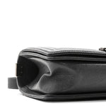 Caviar Quilted Medium Boy Flap Charcoal