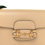 Azalea Calfskin Web Mini Horsebit 1955 Shoulder Bag Bubble Tea