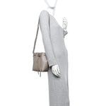 Saffiano Mini Mini Bucket Bag Beige