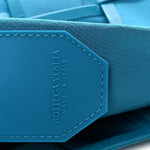 Paper Calfskin Maxi Intreccio Extra Mini Cassette Crossbody Bag Blue