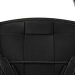 French Calfskin Maxi Intrecciato Arco 33 Black