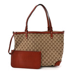 Monogram Medium Craft Tote Red