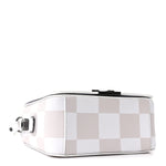 Calfskin Figures of Speech Binder Clip Bag White Beige