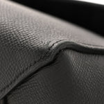 Grained Calfskin Mini Belt Bag Black