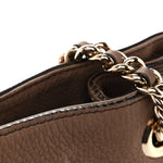Vitello Range Medium Soho Chain Shoulder Bag Grey Field