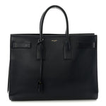 Calfskin Large Sac de Jour Carryall Navy Blue