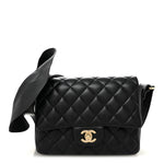 Calfskin Quilted Bolero De Chanel Flap Bag Black