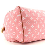 Calfskin Monogram Speedy P9 Bandouliere 40 Pink Sakura