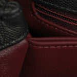 Caviar Quilted Mini Coco Handle Flap Black