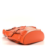 Piuma Calfskin Jumbo GG Embossed Double Buckle Backpack Good Orange