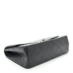 Aged Calfskin Quilted 2.55 Reissue 227 Flap Dark Grey