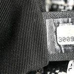 Tweed Quilted Medium Chanel 19 Flap Black Ecru White