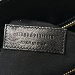 Grain De Poudre Matelasse Chevron Monogram Shopping Bag Black