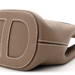 Taurillon Clemence Swift In-The-Loop 18 Bag Etoupe