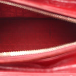 Patent Cannage Medium Lady Dior Red