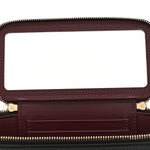 Caviar Quilted Top Handle Pocket Vanity Case Black