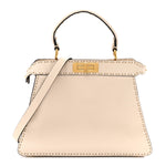 Cuoio Romano Selleria Chamois Medium Peekaboo I SEE U Satchel White