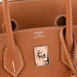 Togo Birkin 25 Gold