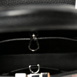 LV X YK Taurillon Inlaid Kusama Flowers Capucines BB Black