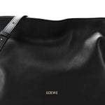 Nappa Calfskin Medium Flamenco Knot Clutch Black