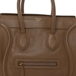 Smooth Calfskin Mini Luggage Camel