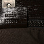 GG Plus Monogram Small Vertical Tote Dark Brown