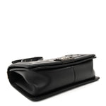 Calfskin Quilted Medium Boy Flap Black