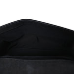 Bullskin Suede Caviar Quilted Medium Boy Flap Black