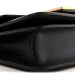 Vitello King Crystal Fab Crossbody Bag Black