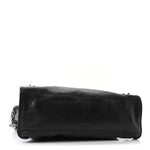 Chevre Silver Metallic Edge Hardware City Black