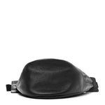 Grained Calfskin Large Slouchy Banana Bag Black