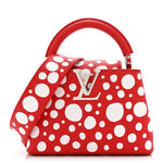LV X YK Taurillon Capucines Mini Red White