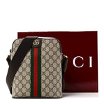 GG Supreme Monogram Web Small Ophidia Slingbag Beige Ebony New Acero