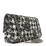 Tweed Camellia Quilted 2.55 Reissue 226 Flap Ecru
