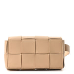 Nappa Maxi Intreccio The Belt Cassette Bag Almond