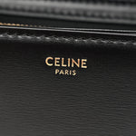 Shiny Calfskin Medium Triomphe Black