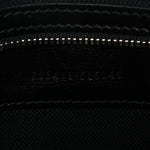 GG Supreme Monogram Azalea Calfskin Retro Interlocking G Wristlet Shoulder Bag Black