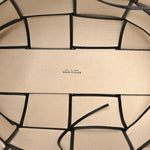 Canvas Maxi Intrecciato Large Arco Tote Beige Black