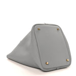 Taurillon Clemence Picotin Lock 22 MM Gris Pantin