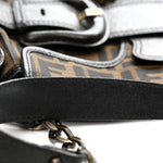 Zucca B Bis Flap Bag Tobacco Castagna