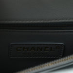 Caviar Quilted Small Coco Handle Flap Light Blue