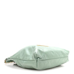 Shiny Calfskin Quilted Chanel 22 Light Green