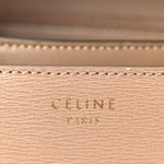 Liege Calfskin Medium Classic Box Flap Bag Taupe