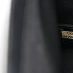 Calfskin Quilted Medium Boy Flap Black
