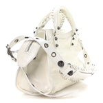 Agneau Arena Neo Cagole Handbag XS Optic White