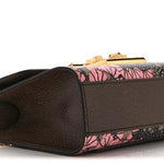 GG Supreme Monogram Bengal Small Padlock Shoulder Bag Beige Pink